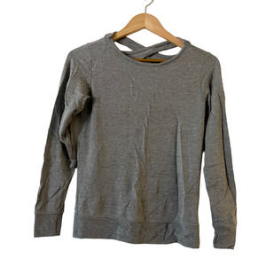 Threads 4 Thought Size 12 Girls Hazelle Tunic Pullover Sweater Cross-Back Cutout